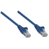 PatchCord 100% miedź Intellinet Cat.5e UTP, 10m, niebieski