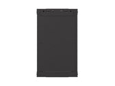 Szafa instalacyjna Rack Lanberg Wisząca 10" 9U 300x300 Drzwi Przeszklone (flat pack) Czarna