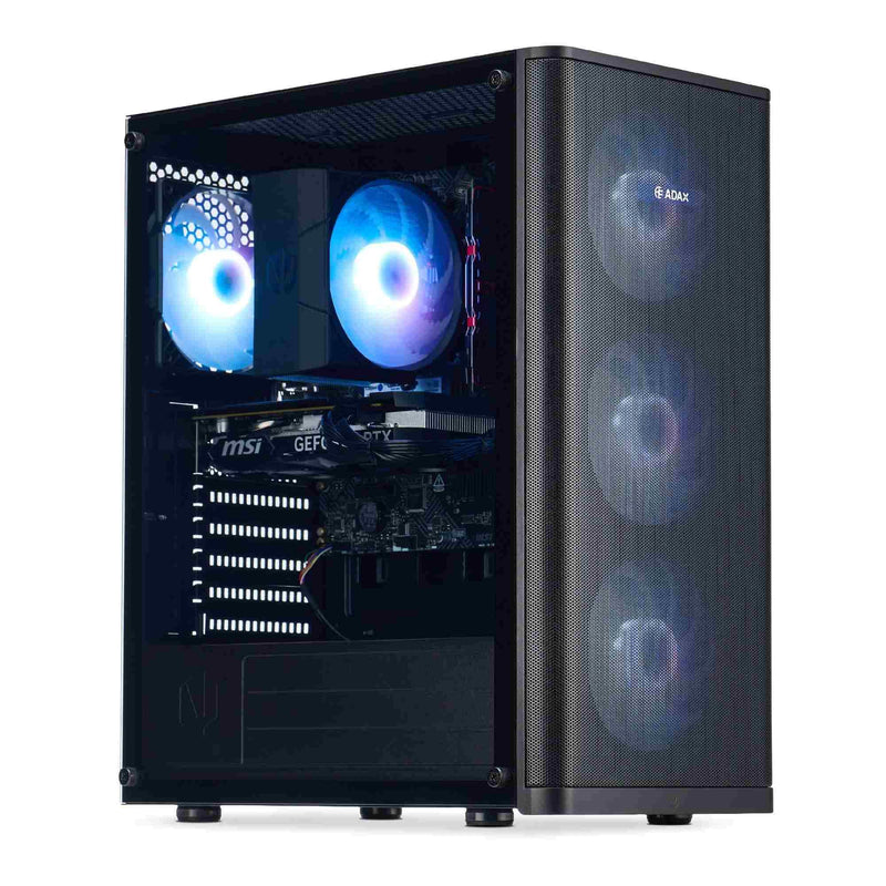 Komputer ADAX DRACO AURA WXIHC12400F i5-12400F/B760/8GB/500GB/RTX5050-8GB/Wi-Fi/BT/W11Home