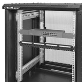 Szafa RACK Qoltec 19" | 15U | 600x600x855 | Perforowane drzwi | Stalowa obudowa