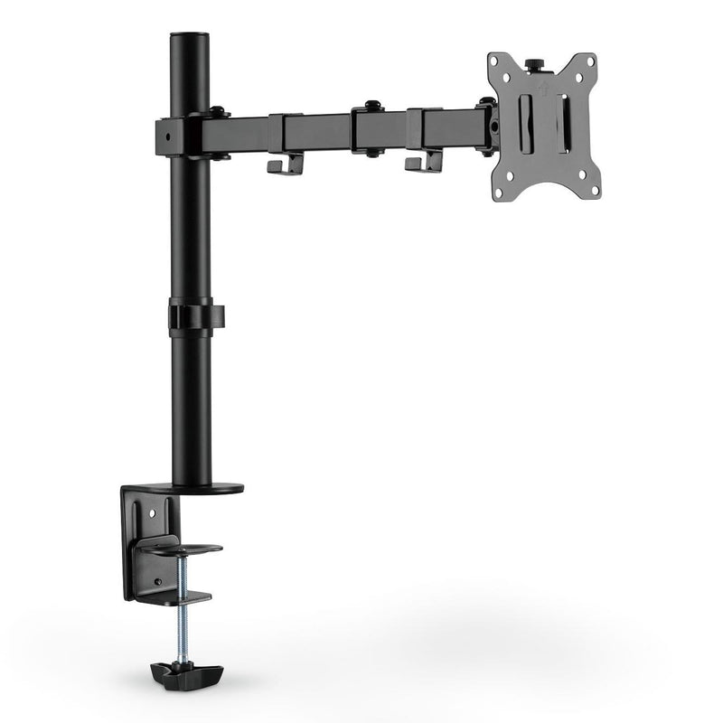 Uchwyt biurkowy pojedyncz (zacisk) DIGITUS 1xLCD max. 32"max. 8kg uchylno-obrotowy 270°