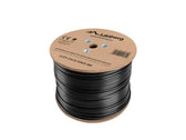 Kabel FTP Lanberg kat. 5e 305m drut Outdoor CU czarny