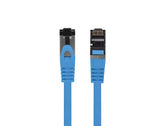 Patchcord Lanberg S/FTP kat.8.1 3m LSZH CU fluke passed niebieski