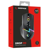 Mysz bezprzewodowa Rampage DROPM3V2-BLACK DR Drop M3 V2 24000 DPI czarna