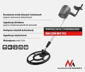 Wykrywacz metali z dyskryminatorem Maclean MCE952