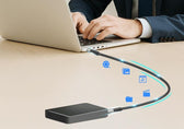 Kabel USB 3.2 Gen2x2 LogiLink CU0442 USB-C - USB-C, M/M, 20 Gb/s, 240 W, 4K, czarny, 1m