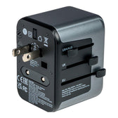 Adapter podróżny Verbatim UTA-03 globalny 1xUSB-C PD 30W QC 18W, 1xUSB-C 15W, 2xUSB-A 12W