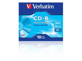Płyty CD-R Verbatim 40x 800MB (Jewel Case 10) EXTRA PROTECTION