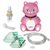 Inhalator dla dzieci Promedix PR-816 kot, zestaw: nebulizator, maski, filterki