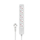 Listwa zasilająca przeciwprzepięciowa SAVIO LZ-09 5 gniazd, 3 m