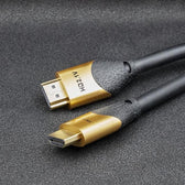 Kabel HDMI QOLTEC v2.1 Ultra High Speed 8K | 60Hz | 28AWG | GOLD | 2m