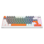 Klawiatura przewodowa SAVIO ASTRAL White OUTEMU White Jade RGB 3 kolory keycapów magnetyczna