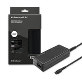 Zasilacz sieciowy Qoltec specjalizowany do Dell 65W | Smart Plug | 3 wtyczki | +kabel zasilający