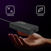 Ładowarka sieciowa Qoltec 90W GaN Super Fast SLIM | PD | 5-20V | 4.5A | USB-C 3.1 | Laptop | MacBook | Smartfon | +kabel