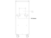 Battery Pack Rack 19" dla Power Walker VFI 6-10K T, 10000TCP 3/1, 40x 12V/9AH