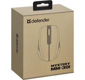 Mysz bezprzewodowa Defender MYSTERY MM-301 optyczna 1600dpi 2.4 GHz + Bluetooth fiolet AKUMULATOR bezklikowa silent