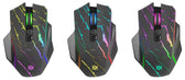 Mysz bezprzewodowa Defender URAN GM-503 optyczna 3200dpi czarna RGB AKUMULATOR 8 przycisków Gaming