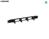 Organizer Kabli Intellient Rack 19" 1U 4x48mm, czarny