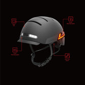 Kask rowerowy miejski Livall BH51M Neo BT/LED/SOS 57-61cm