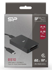Czytnik kart Silicon Power CreatePro BS10 CFexpress Type B oraz SD 4.0 10Gbps czarny