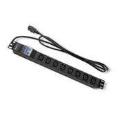 Listwa zasilająca Qoltec do RACK 19" 1U 10A PDU CB 8xIEC C13 2m