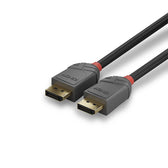 Kabel DisplayPort 1.4, LINDY Anthra Line 4K UHD M/M, czarny, 3m
