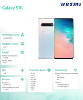 Smartfon Samsung Galaxy S10 White 6,1" 512GB Dual Sim