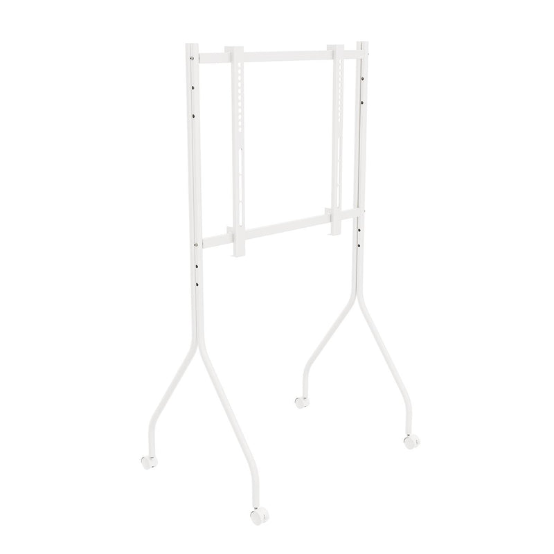 Stojak podłogowy na TV Maclean MC-180 W, mobilny, 37"-80", obciążenie 50kg, max. VESA 600x400, biały
