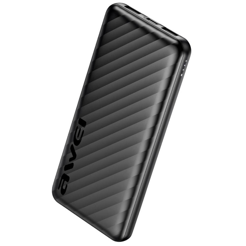 Powerbank Awei P5K Pro 10000mAh 2xUSB 2,1A czarny
