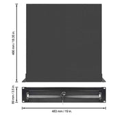 Szuflada Intellinet Rack 19" 2U 466mm z zamkiem