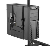 Stojak - mobilna stacja robocza DIGITUS 1xLCD max.32" max.8kg + klawiatura + PC max.10kg, uchyl.-obrot.