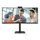 Monitor AOC 34" CU34E4CW VA WQHD 120Hz 2xHDMI DP HUB RJ45 głośniki kamera