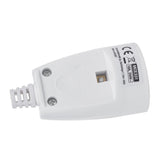 Gniazdo proste 230V na kabel z uziemieniem Maclean MCE331, typ E (francuski), 16A, 250V białe