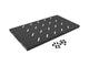 Półka do szaf 19" 450mm czarna Lanberg (1U/486x270mm udźwig do 120kg, montaż 4-punktowy)