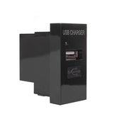 Gniazdo USB z ładowarką Maclean MCE727B pojedyncze, 1A, czarne