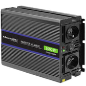 Przetwornica napięcia Qoltec Monolith 3000 MS Wave | 12V na 230V | 1500/3000W | USB