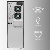 Zasilacz awaryjny UPS Qoltec 6kVA | 6000W | Power Factor 1.0 | LCD | EPO | USB | On-line