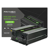 Przetwornica napięcia Qoltec Monolith | 2000W | 4000W | 24V na 230V | Czysty Sinus