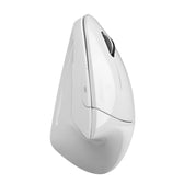 Mysz bezprzewodowa Perixx PERIMICE-813 W optyczna wertykalna pionowa prawa biała RF + BLUETOOTH