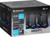 Głośniki Defender GRAVITY 2.0 6W USB podświetlenie LED RGB