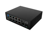 Switch niezarządzalny Lanberg Light industrial POE 4XBT 4XAT SFP+ETH DIN Fast Ethernet