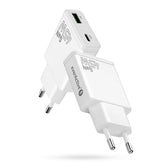 Ładowarka sieciowa everActive SC-460Q GaN 1x USB, 1x USB-C PD QC3.0 45W