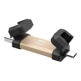 Dysk zewnętrzny SSD Silicon Power DS72 250GB USB-A USB-C (1050/850 MB/s) złoty