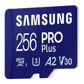 Karta pamięci Samsung PRO Plus (2023) microSDXC 256GB (180/130 MB/s) U3 A2 V30 + adapter