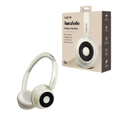 Słuchawki z mikrofonem LogiLink BT0072S Bluetooth 6.0 AuraSolo ANC, multi-control, beżowe