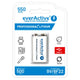 Akumulatorek everActive 6F22/9V Li-ion 550 mAh z USB TYP C