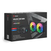 Chłodzenie wodne SAVIO VELOX 240mm CPU ARGB