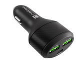 Ładowarka samochodowa Natec NUC-1981 2xUSB 1xUSB-C POWER DELIVERY 3.0 84W QC3.0 czarna