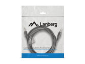 Kabel audio Lanberg stereo minijack - minijack M/M 2m