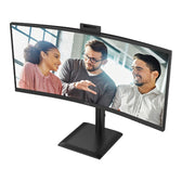 Monitor AOC 34" CU34E4CW VA WQHD 120Hz 2xHDMI DP HUB RJ45 głośniki kamera